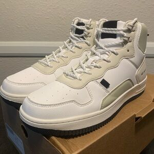 River Island White High-Top Men's Sneakers Size U.S. 10 - UK 9